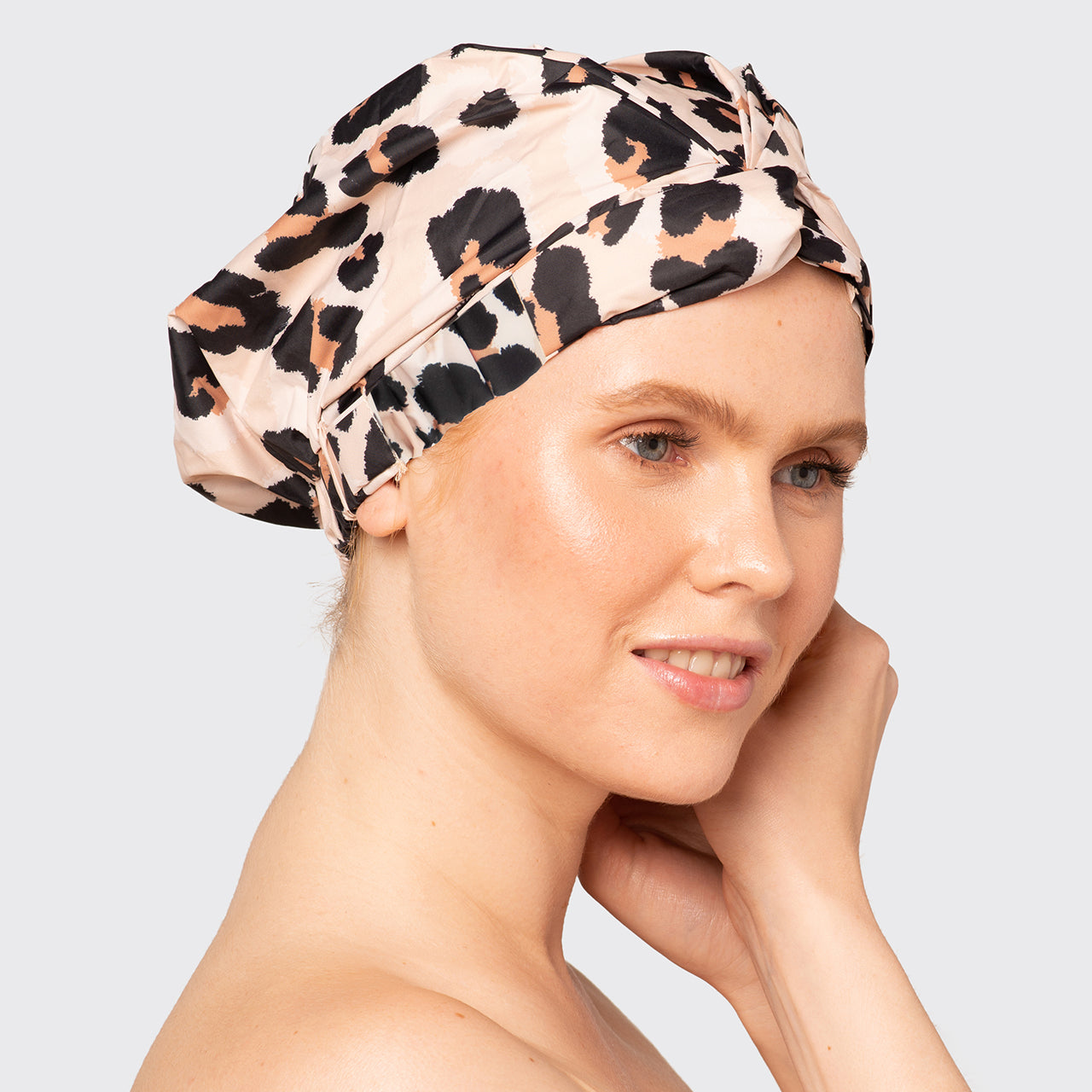 KITSCH: Luxury Shower Cap - Leopard