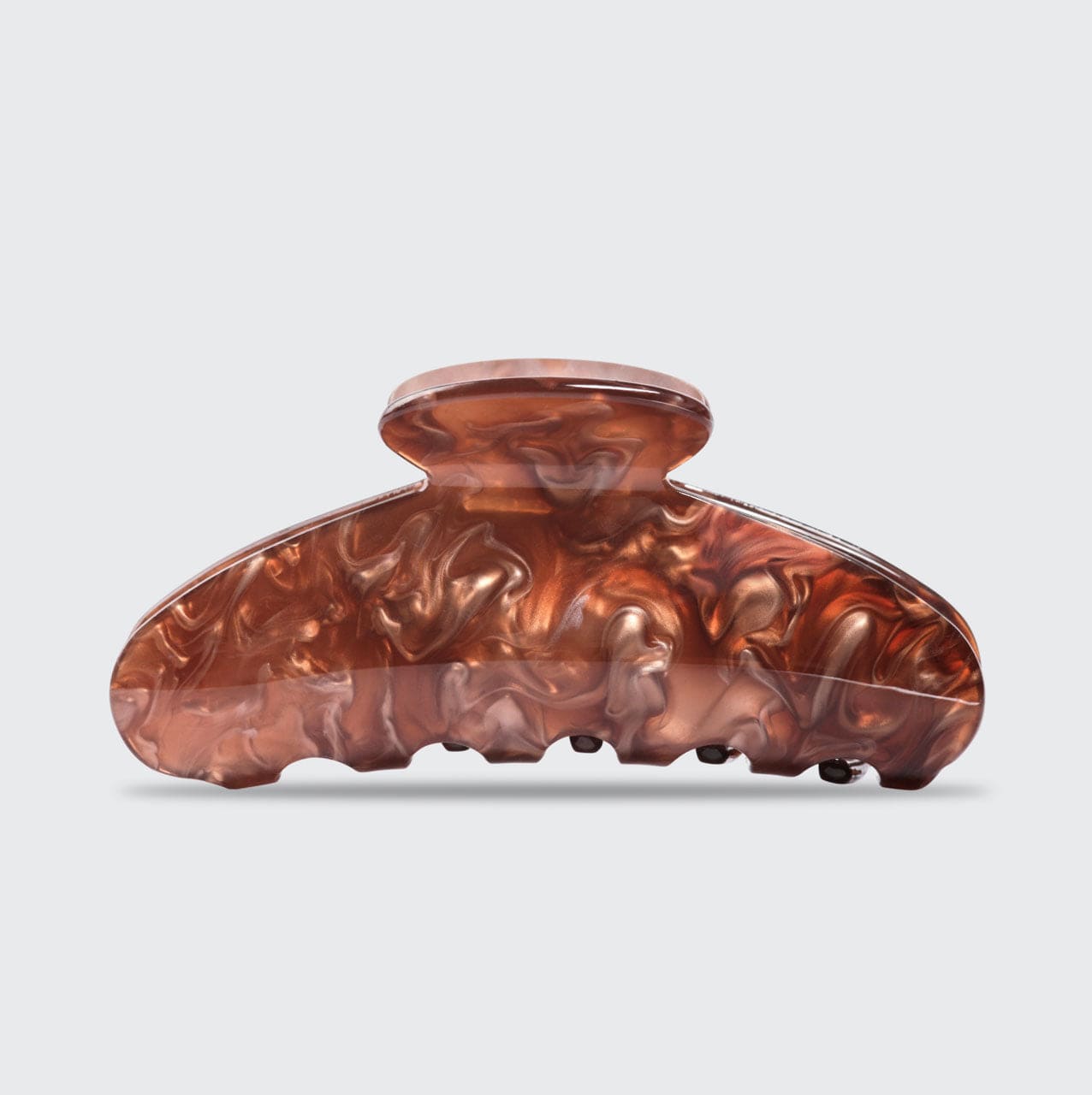 KITSCH: Recycled Plastic Marble Claw Clip - Brunette