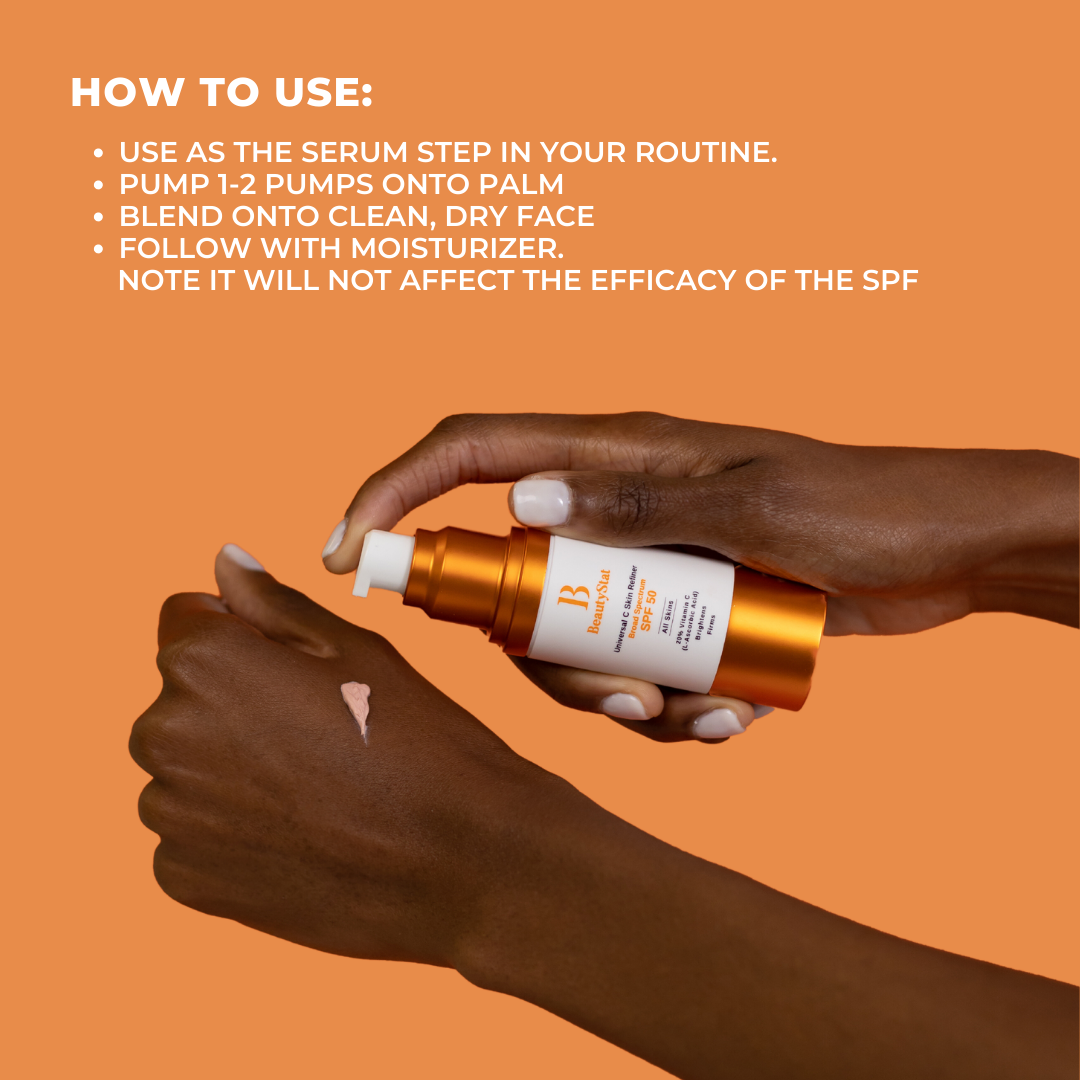 Universal C Skin Refiner Vitamin C Serum + SPF50 Mineral Sunscreen Travel Size