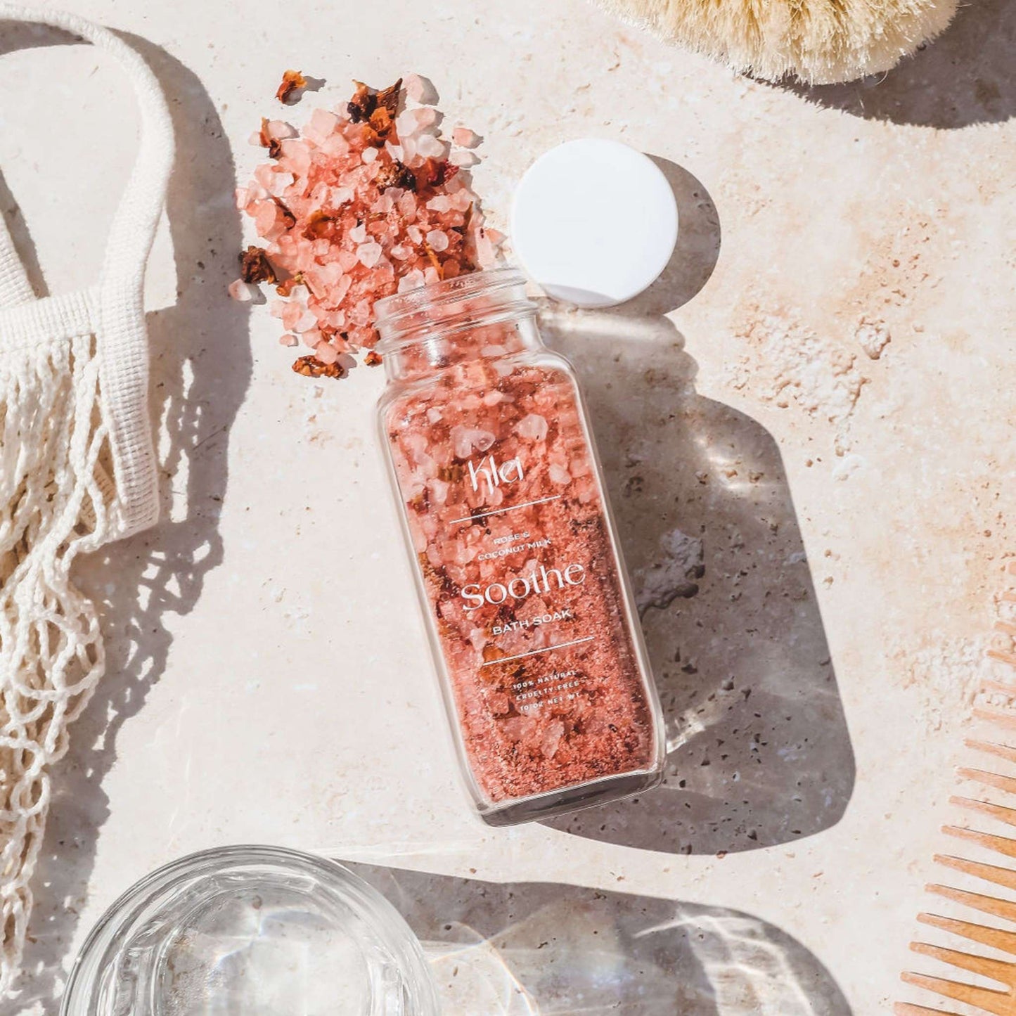 Klei: Soothe Rose & Coconut Milk Herbal Bath Soak