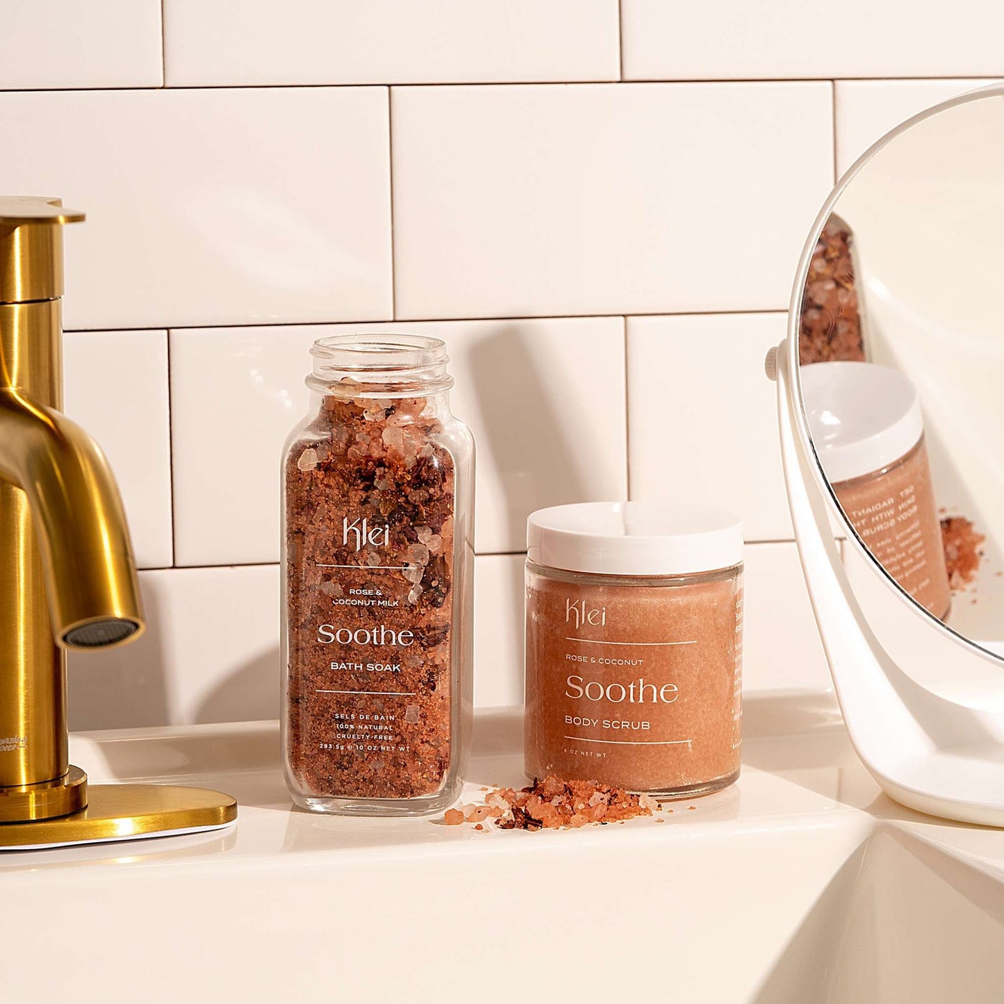 Klei: Soothe Rose & Coconut Milk Herbal Bath Soak