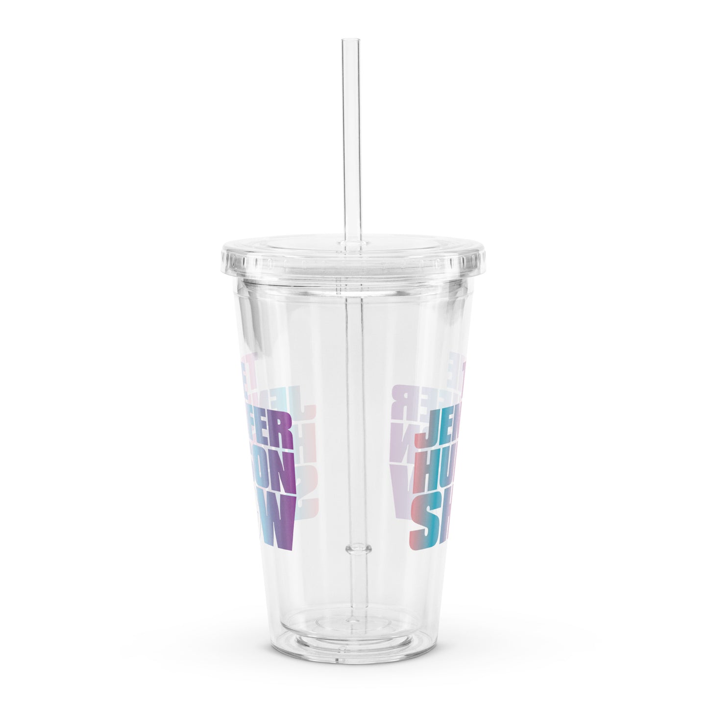 Smiley Face The Jennifer Hudson Show Gradient Logo Tumbler