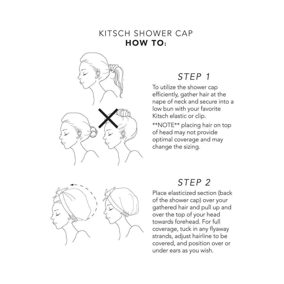 KITSCH: Luxury Shower Cap - Leopard