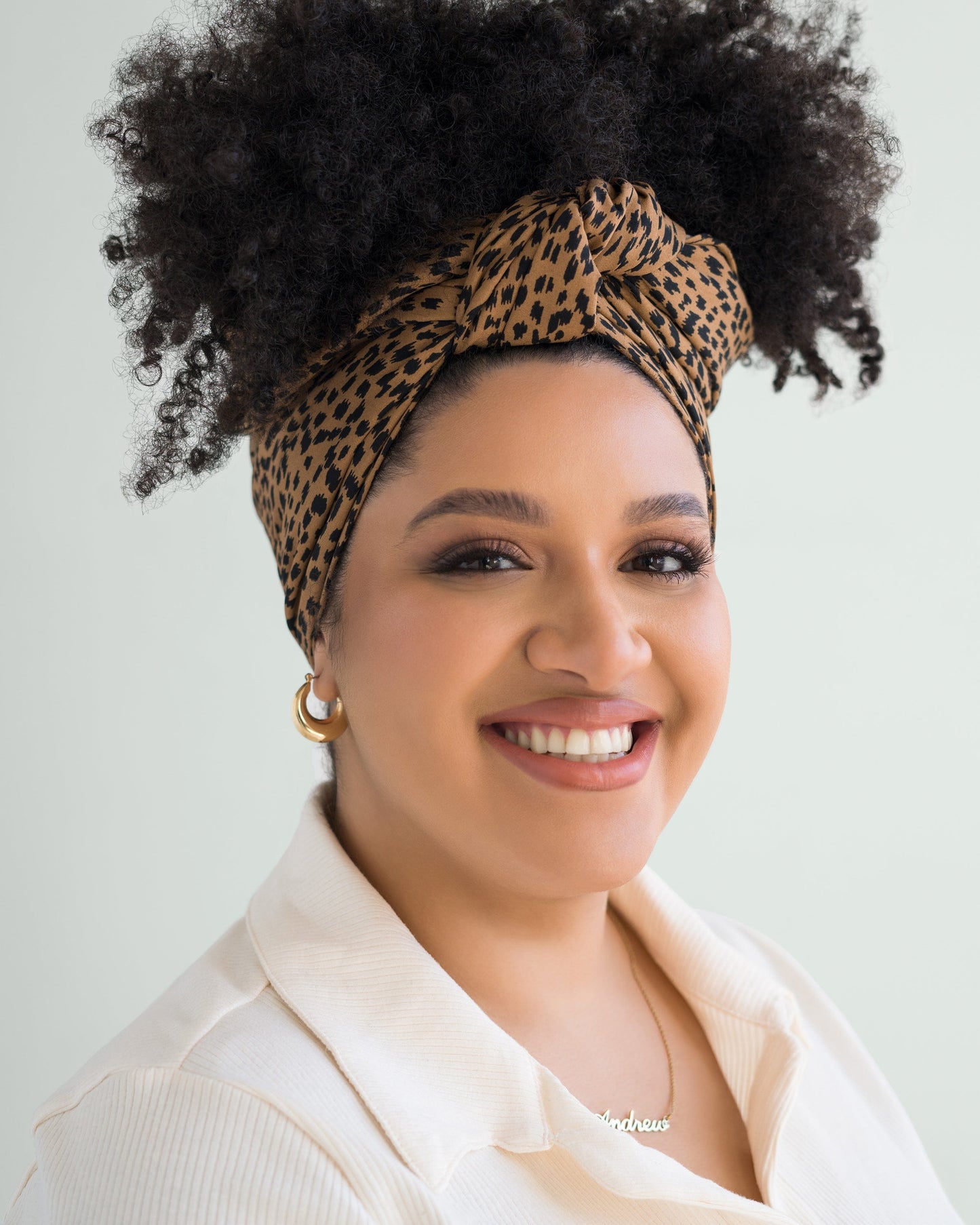 The Wrap Life: Dashed Head Wrap in Umber