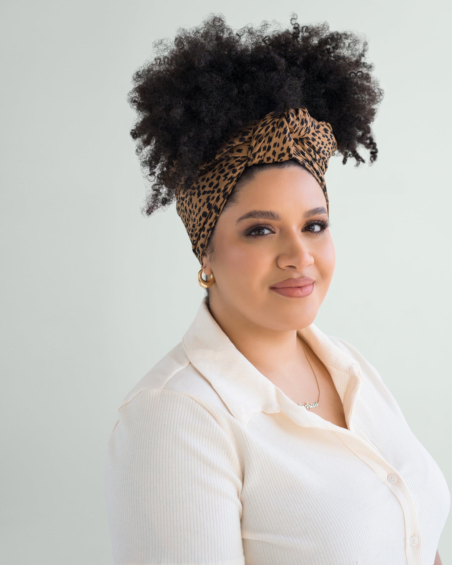 The Wrap Life: Dashed Head Wrap in Umber