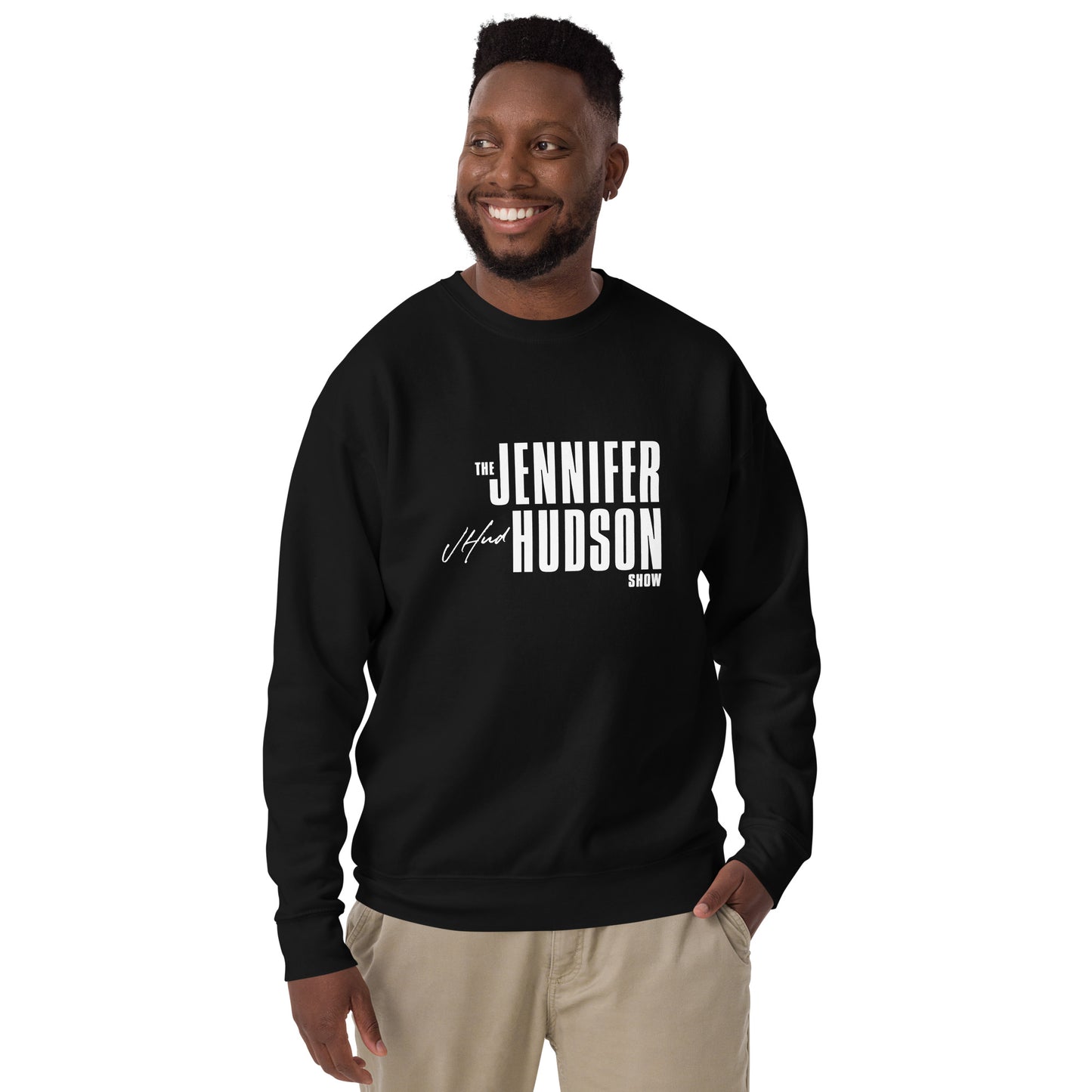 The Jennifer Hudson Show Black Crewneck Sweatshirt