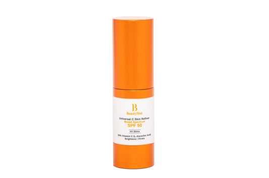 BeautyStat: Universal C Skin Refiner Vitamin C Serum + SPF50 Mineral Sunscreen Travel Size