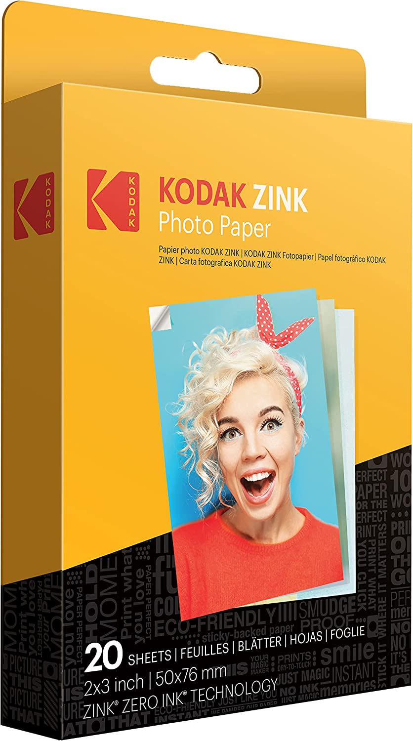 KODAK: Step Slim Instant Photo Printer Go Bundle