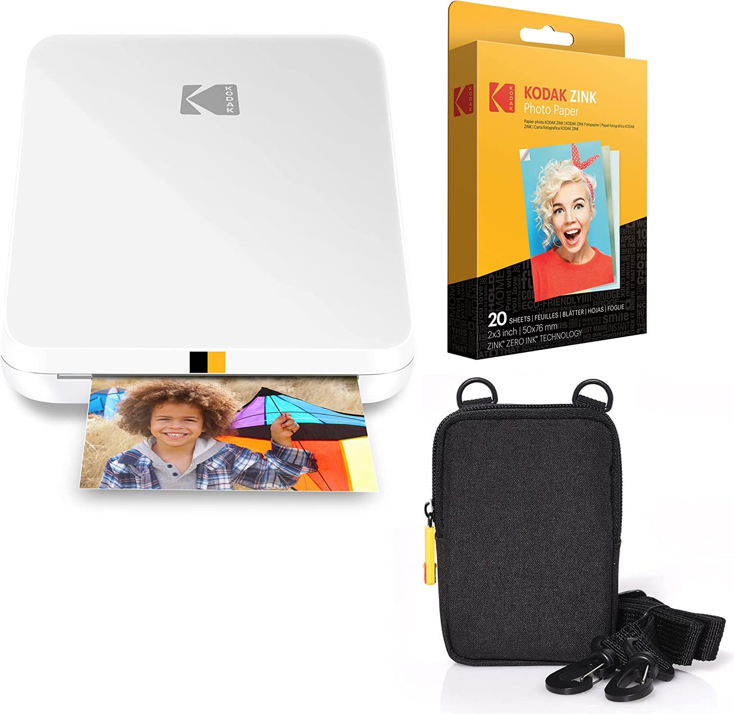 KODAK: Step Slim Instant Photo Printer Go Bundle