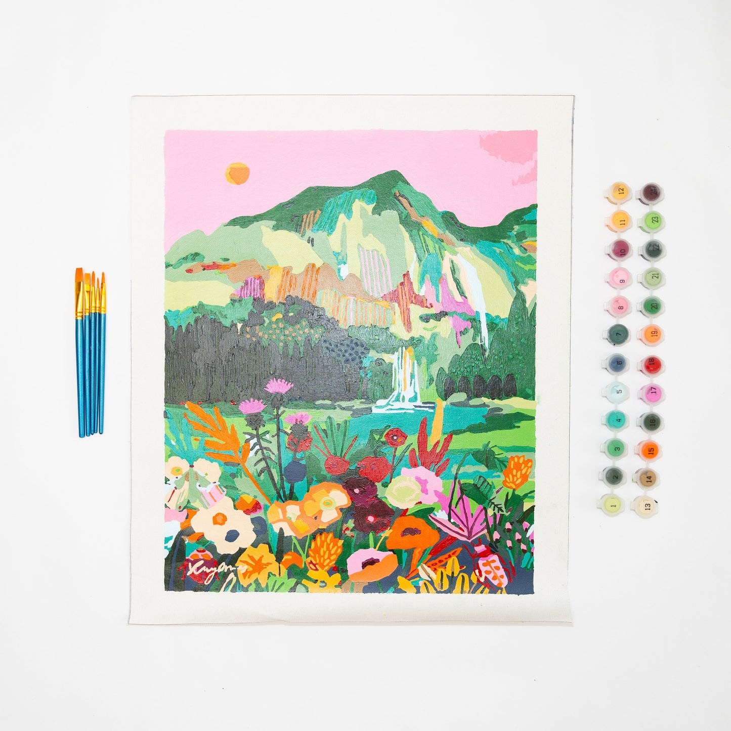 Paint Anywhere Store: Ella Mountain by Hebe Studio Paint by Numbers Deluxe