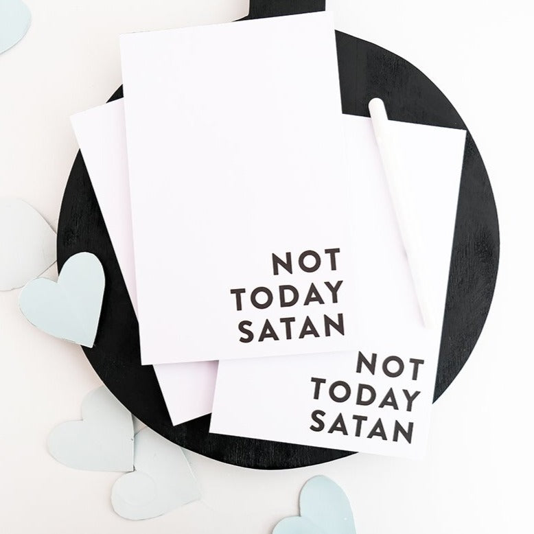 Joy Paper Co.: Not Today Satan Notepad