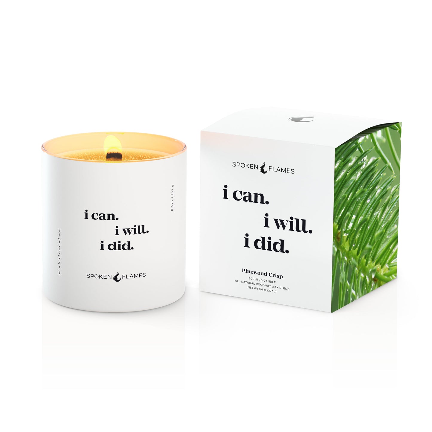 Spoken Flames: I Can. I Will. I Did. Candle