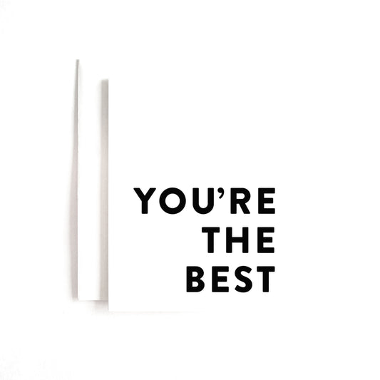 Joy Paper Co.: YOU'RE THE BEST CARD
