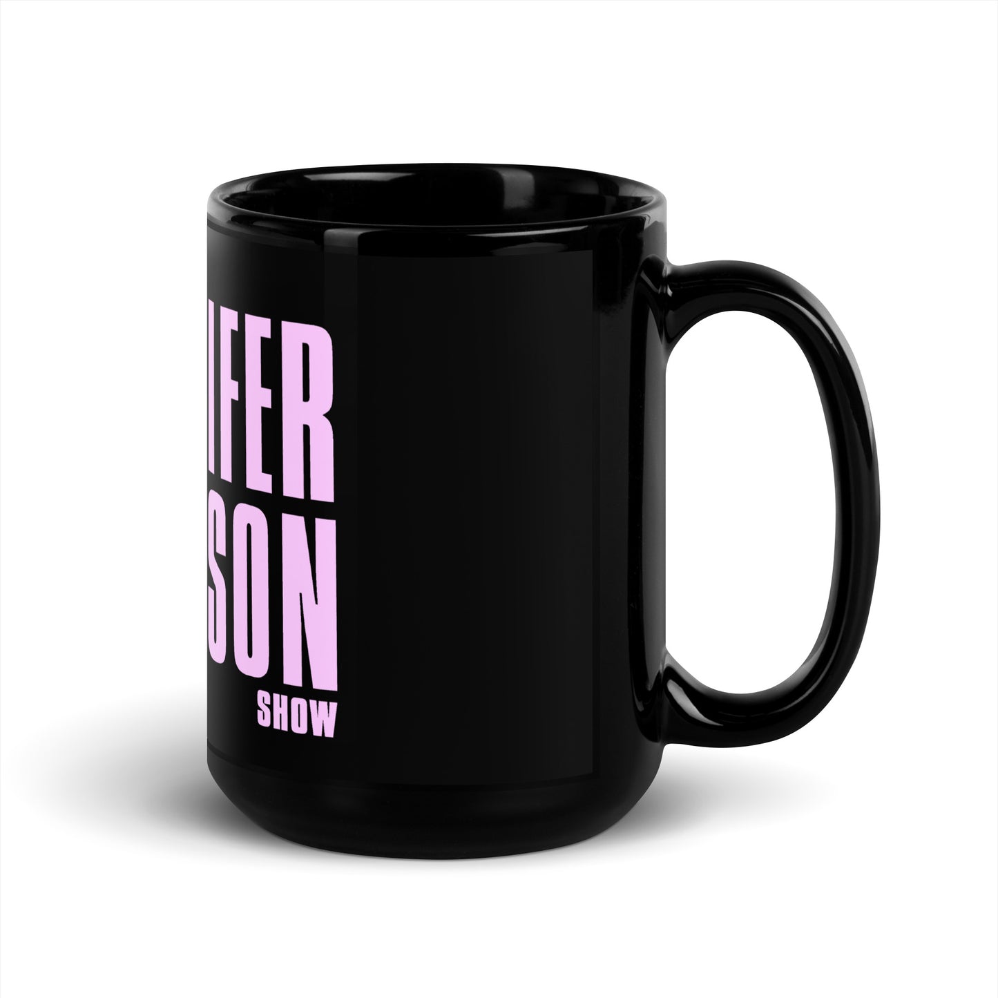 The Jennifer Hudson Show Black Mug - Lavender Logo