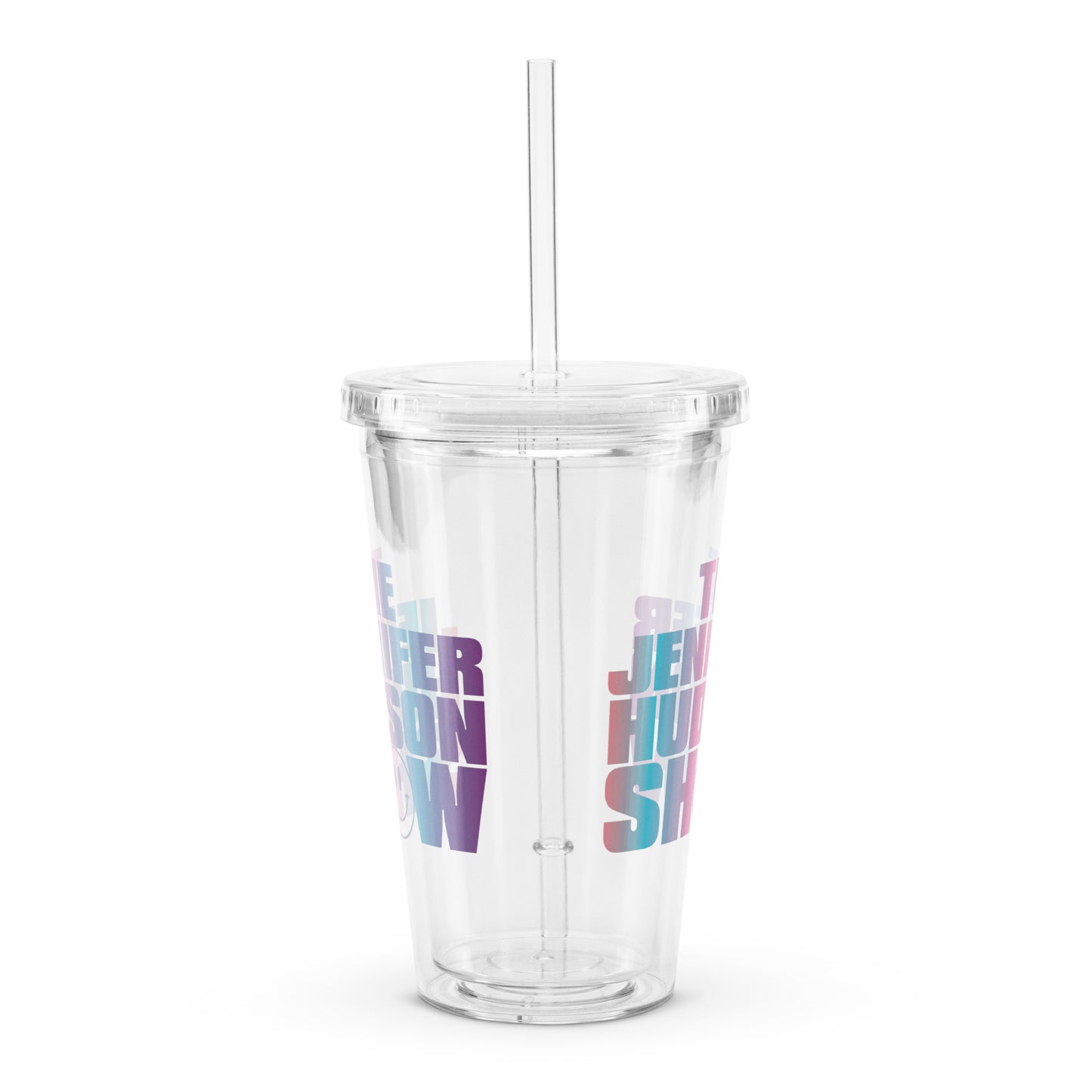 Smiley Face The Jennifer Hudson Show Gradient Logo Tumbler