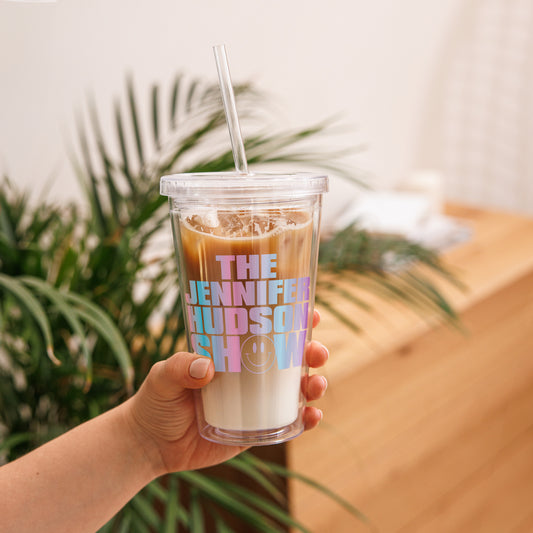 Smiley Face The Jennifer Hudson Show Gradient Logo Tumbler