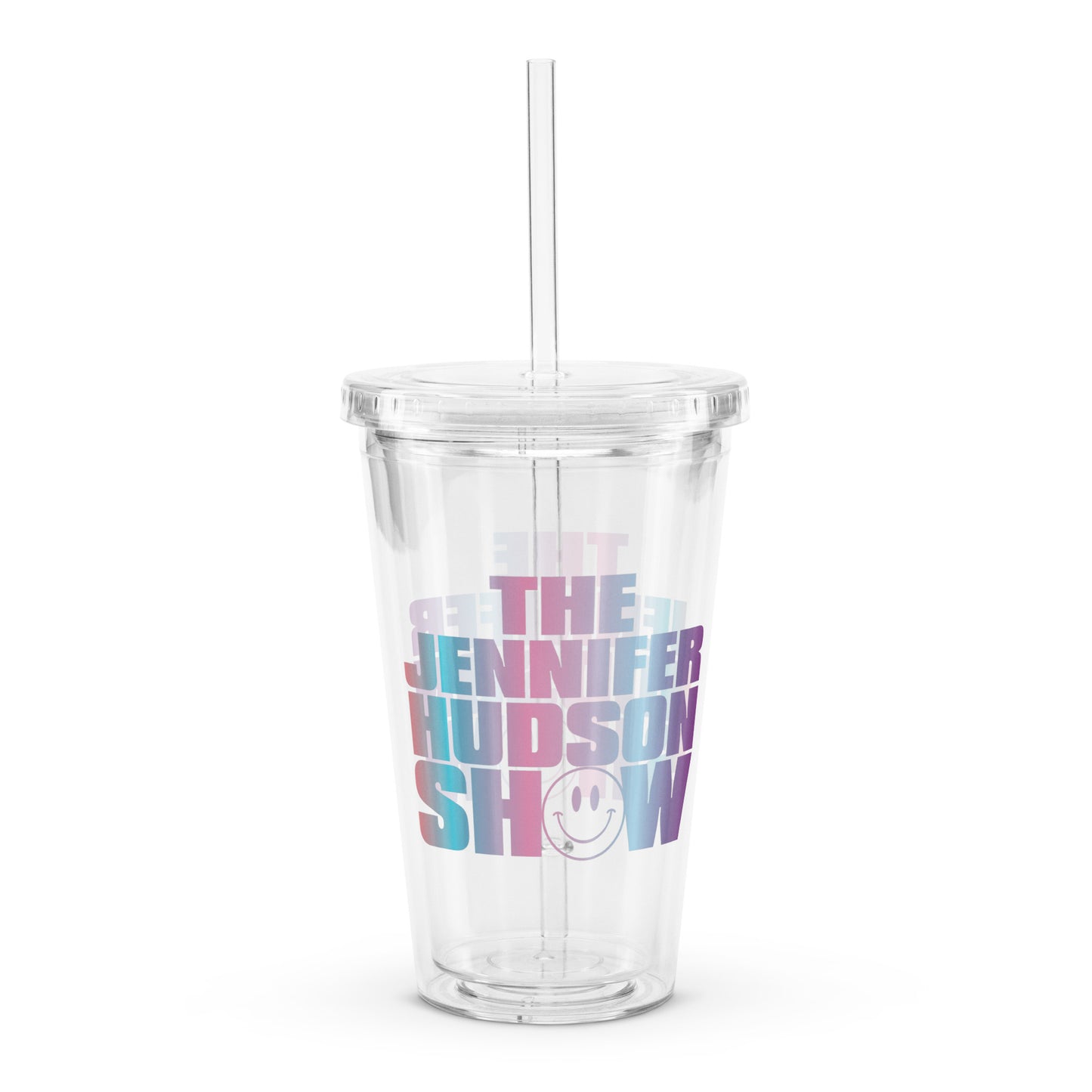 Smiley Face The Jennifer Hudson Show Gradient Logo Tumbler