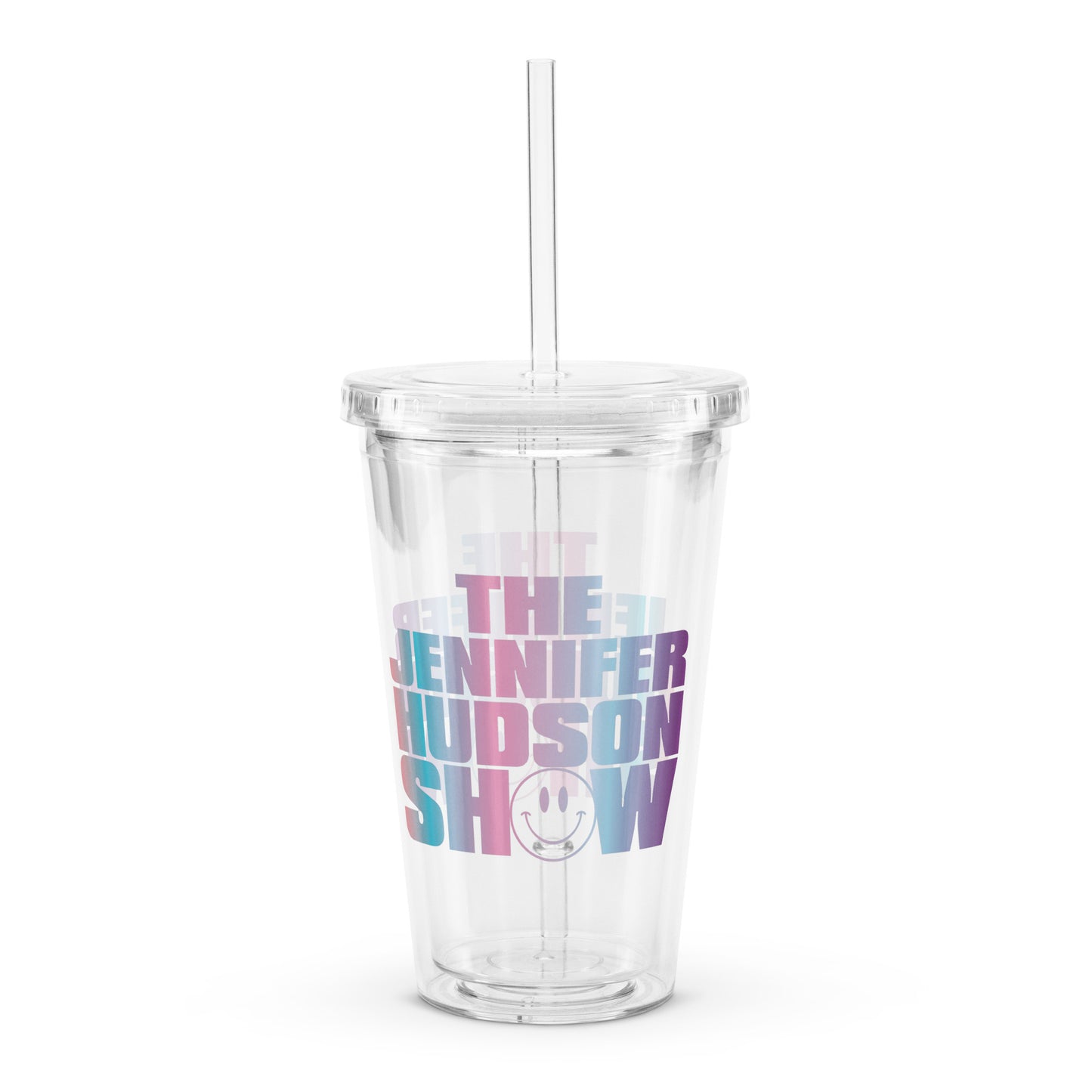 Smiley Face The Jennifer Hudson Show Gradient Logo Tumbler