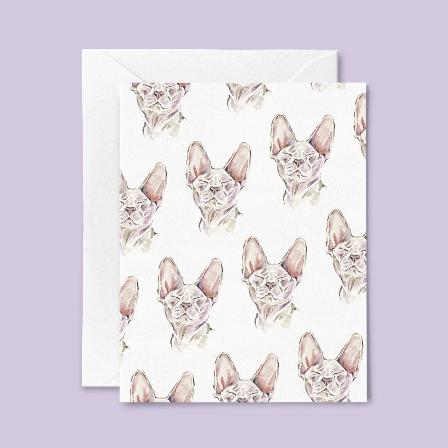 kathyphantastic: Sphynx Cat Card