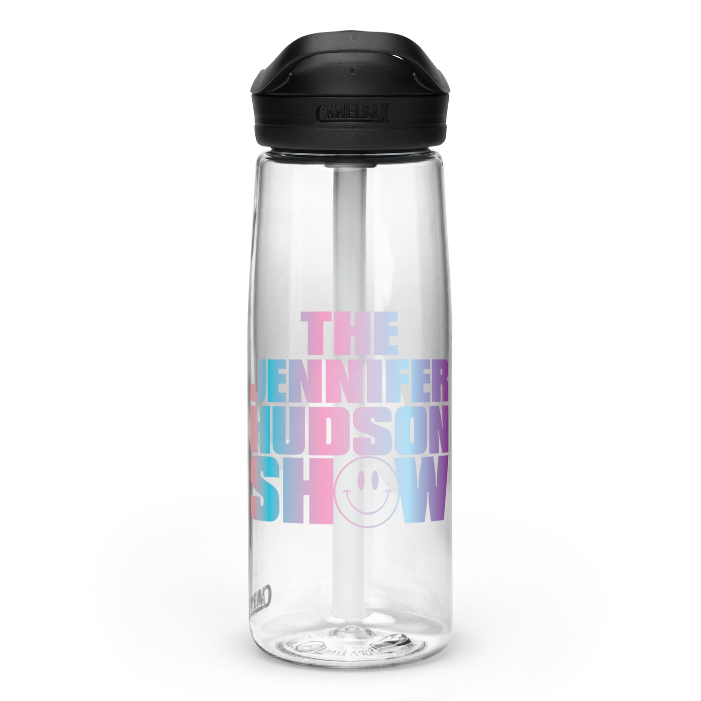 Smiley Face The Jennifer Hudson Show Gradient Water Bottle