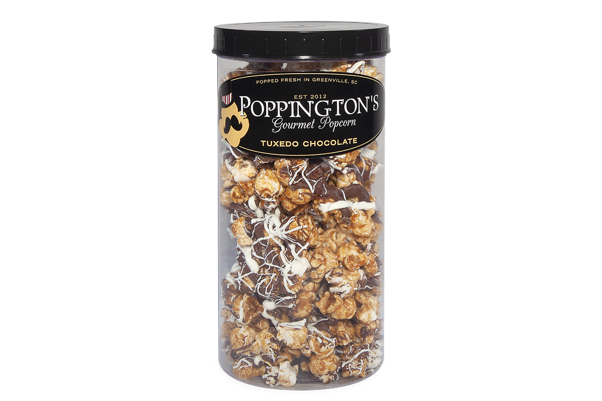 Poppington's Gourmet Popcorn: Tuxedo Chocolate Caramel