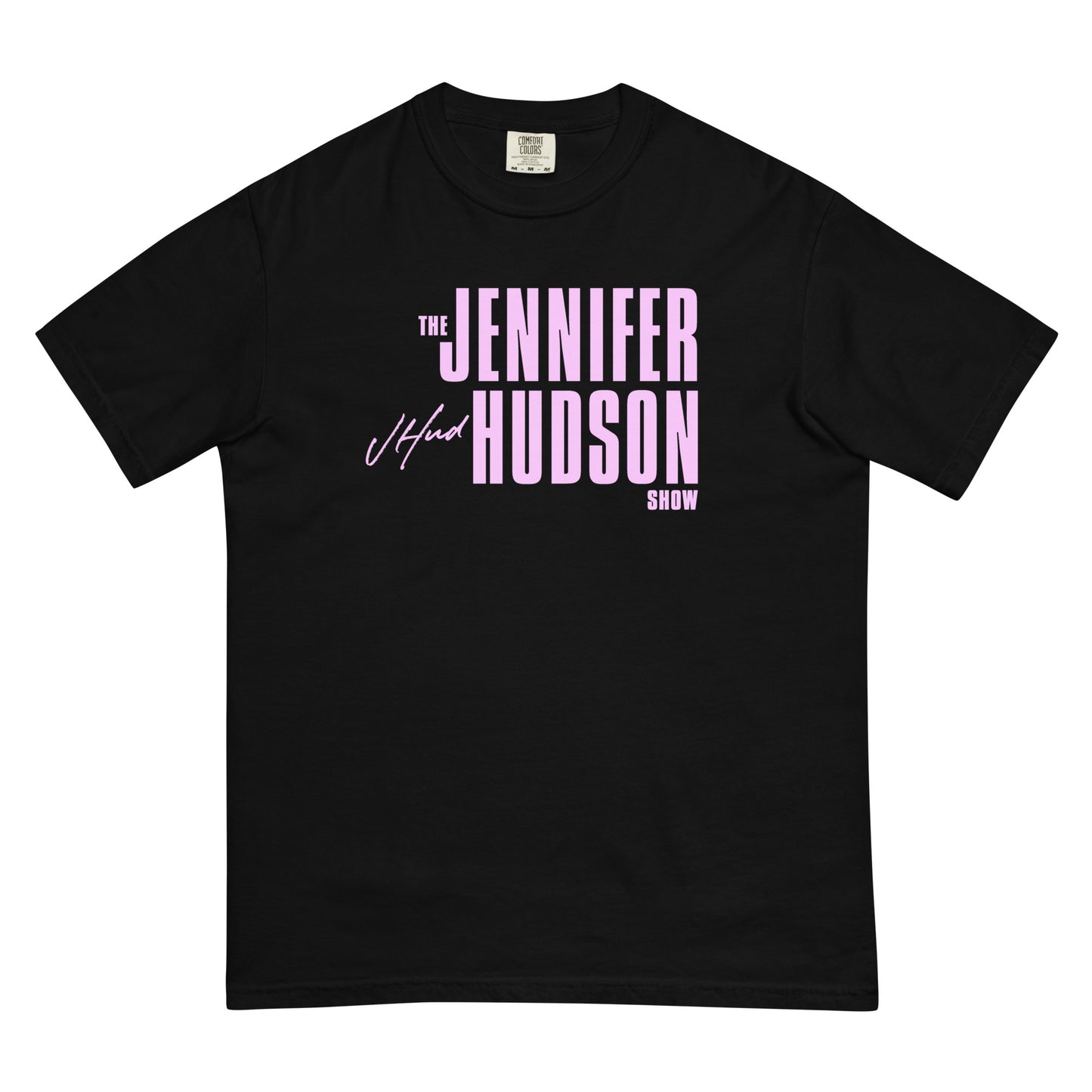 The Jennifer Hudson Show Heavyweight White Shirt - Lavender Logo