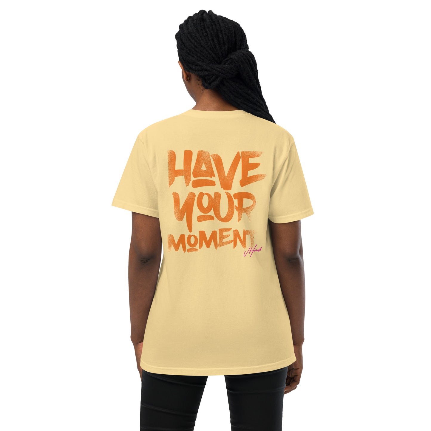 Have Your Moment Heavyweight Pocket T-Shirt - White