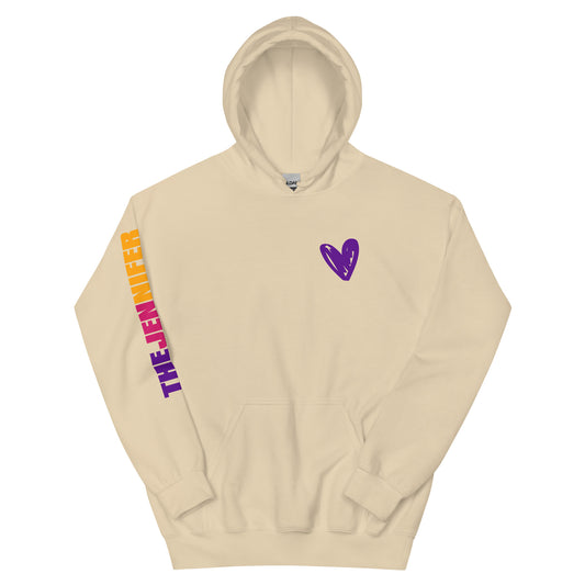 The Jennifer Hudson Show Purple Heart Tan Hoodie