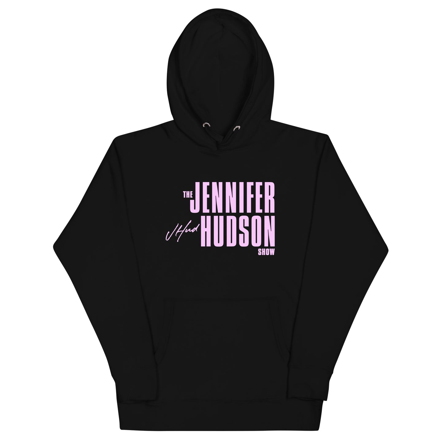 The Jennifer Hudson Show Black Hoodie - Lavender Logo