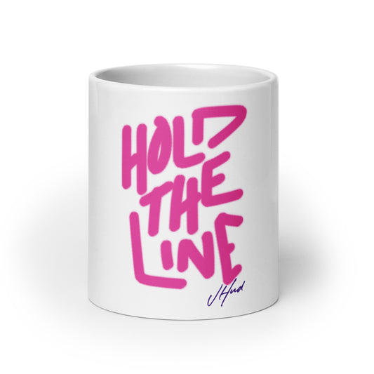 Hold the Line White Mug