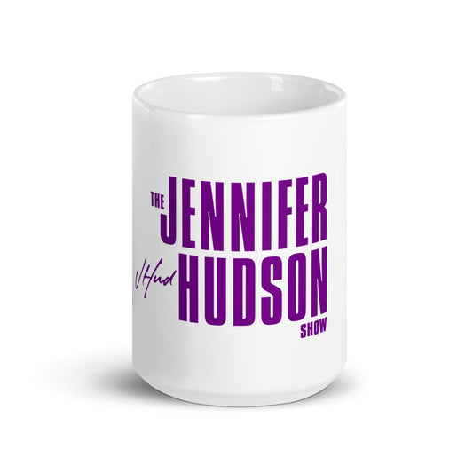 The Jennifer Hudson Show White Mug - Purple Logo